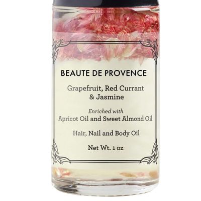 BEAUTE DE PROVENCE - Amaranth Refreshing Lightly Scented Floral Roll-On Perfume Body Oill - Body Oils for Women Perfume - Enriched w/Apricot Oil, Sweet Almond Oil, Fractionated Coconut Oil - 1 OZ