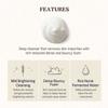 SKINFOOD Rice Daily Cleansing Foam 150ml - Delicate, Fine, and Smooth Brightening Cleansing with Fermented White Rice Ingredients - Firming Bubble Facial Foam Cleanser - For Men and Women (5.07 fl. oz.) view 4