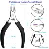 Pingispower Toenail Clippers for Seniors & Thick Nails, 8PCS Professional Heavy Duty Ingrown Toenail Removal Kit with Pedicure Tools, Sharp Blade, Long Handle & Storage Case view 2