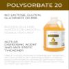 Polysorbate 20 by Velona - 64 Fl Oz | Solubilizer, Food & Cosmetic Grade | All Natural for Cooking, Skin Care and Bath Bombs | Use Today - Enjoy Results view 2