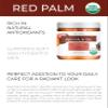 velona USDA Certified Organic Red Palm Oil 8 Fl Oz | Food and Cosmetic Grade | in jar | Extra Virgin, Cold Pressed | Skin, Face, Body, Hair Care | Use Today - Enjoy Result view 2