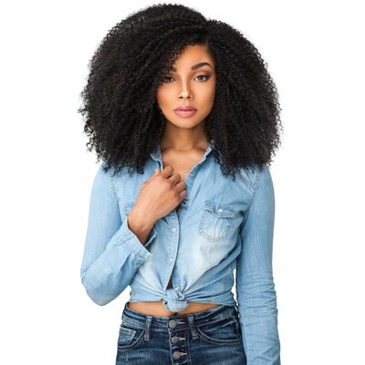 Sensationnel Curls Kinksandco Lace Wig - The Game Changer Wide Lace Part Wig With Natural Preplucked Hairline for Natural 3C to 4C Hair Textures (F4/30)