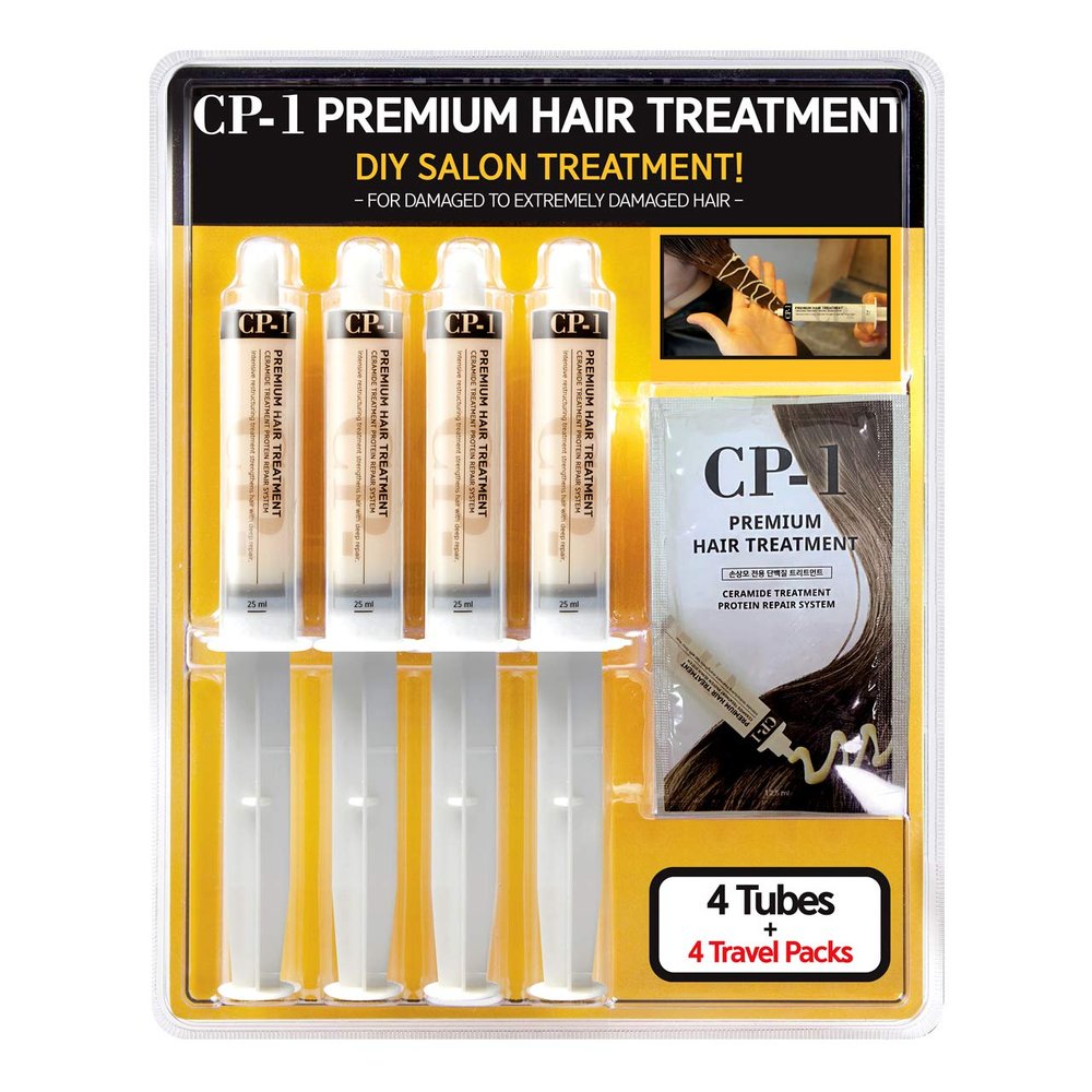 CP-1 Professional Hair Mask Keratin Treatment for Dry Damaged Hair, 25ml, Pack of 4, Package May Vary