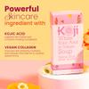 Koji White Kojic Acid & Collagen Skin Brightening Soap for Face & Natural Glowing Skin - Moisturizer, Body Cleansing Bar, Reduce the Appearance of Wrinkles, Vegan, Paraben-Free, 2.82 oz (2 Bars) view 4