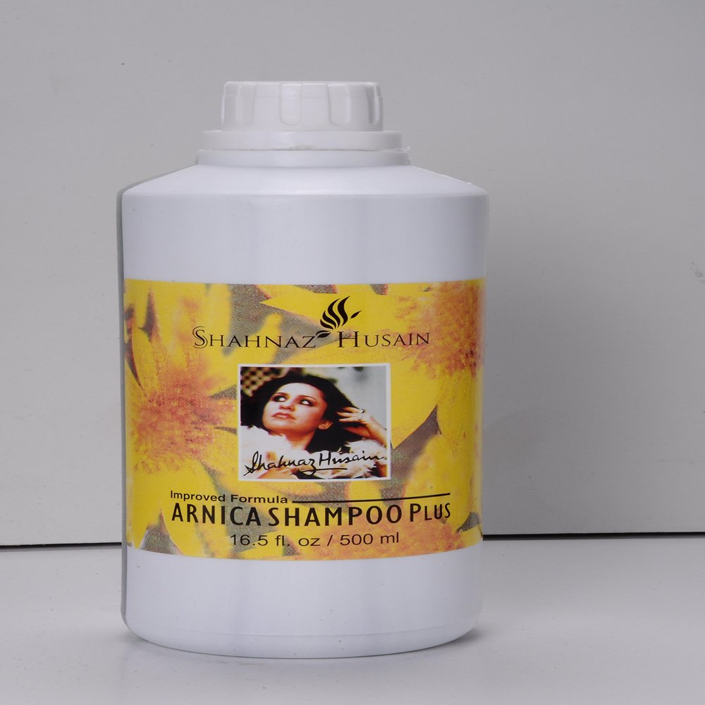 Shahnaz Husain Arnica Plus Herbal Ayurvedic Shampoo Latest International Packaging (16.5 fl. oz. / 500 ml)