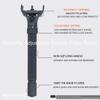 WEISHI Butterfly Open Double Edge Safety Razor Nostalgic Adjustable Matte Black view 3