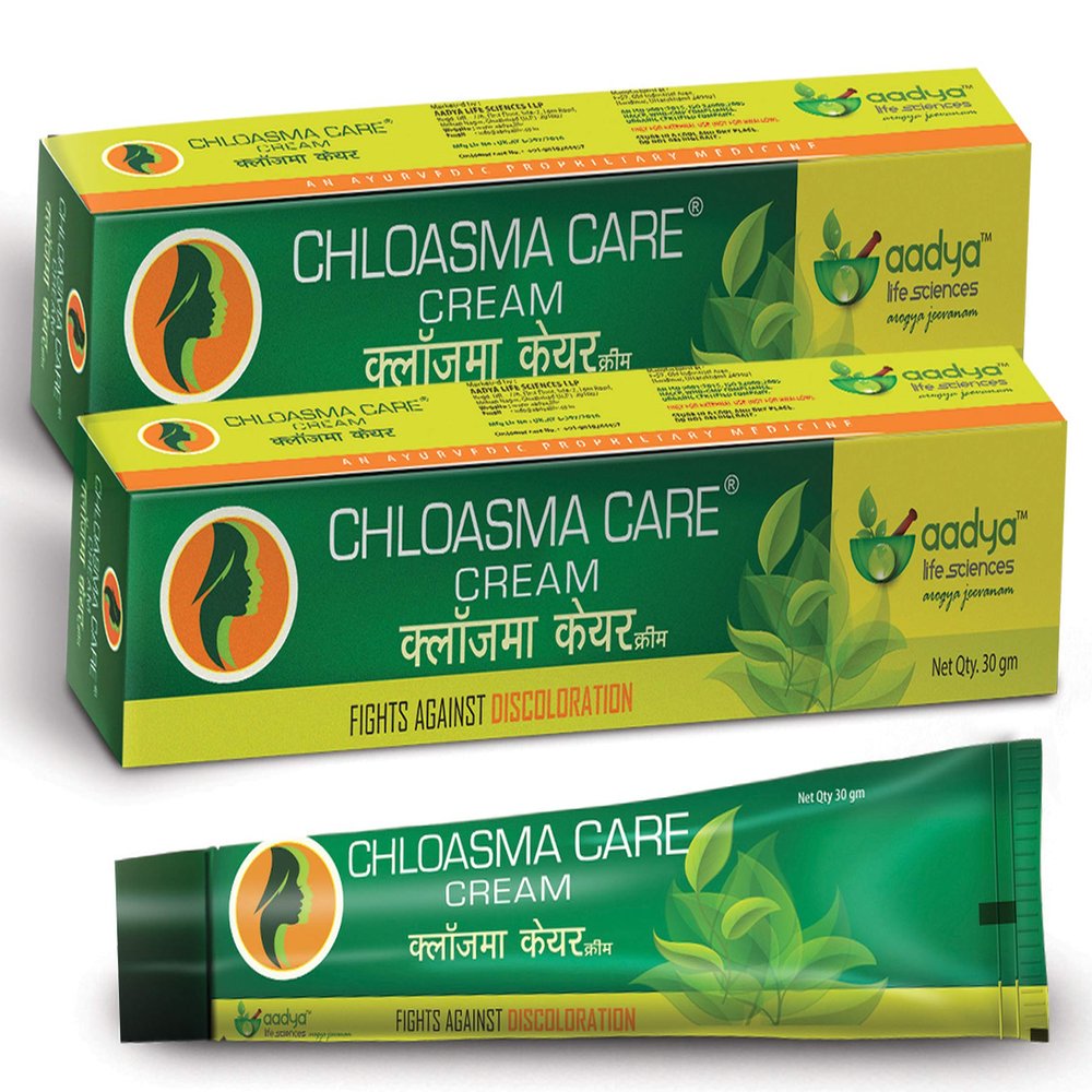 AADYA LIFE Chloasma Care Cream for Hyper pigmentation, Stretch marks, Blemishes, 30g (Pack of 2)