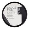 MUK. Savage Hair Styling Mud for Medium to Coarse Hair - Semi Matte Flexible Hold with Humidity Resistance. Water Soluble Hair Mud for Texture, Volume & Extreme Styling Mud. Never Flakes, 95g view 1