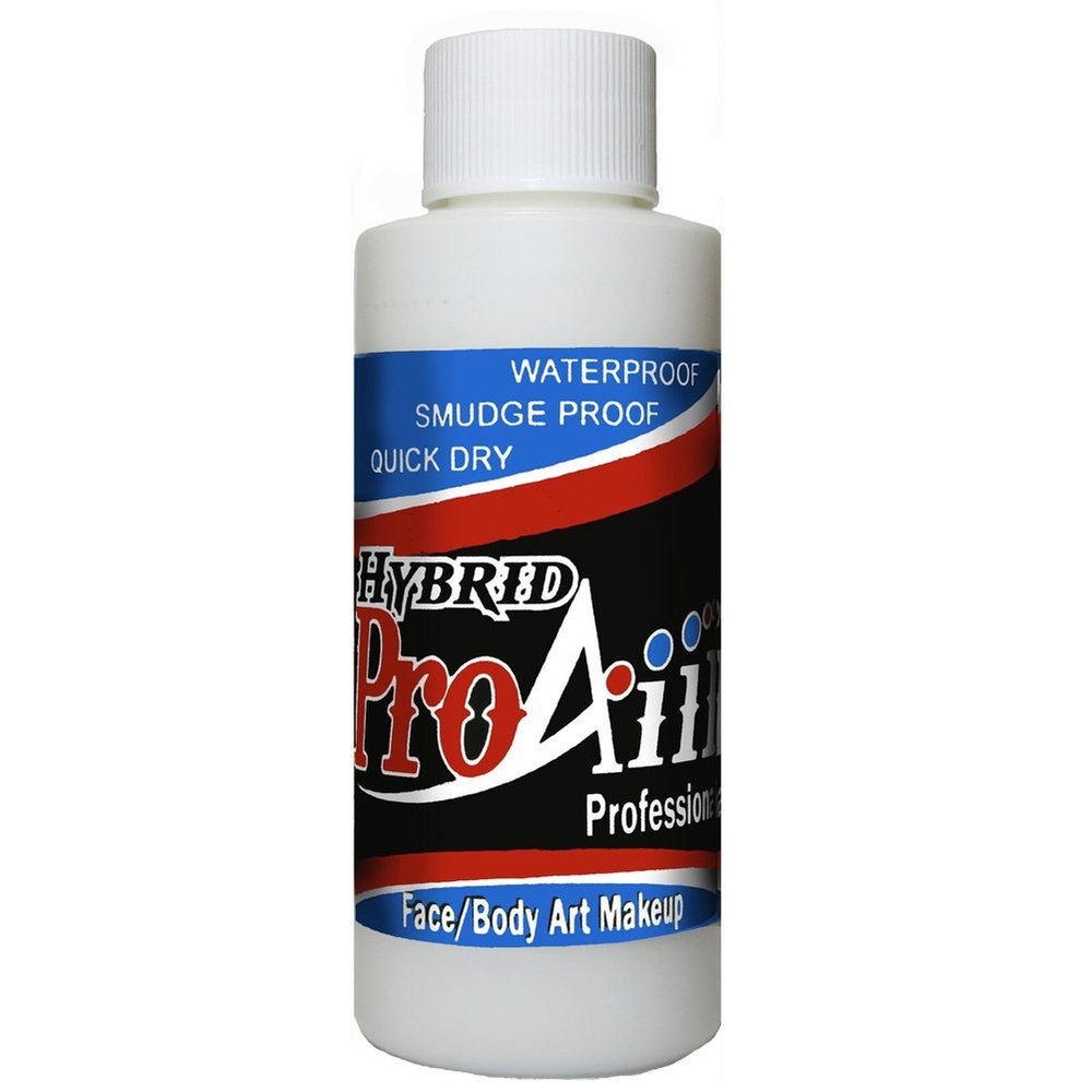 ProAiir Face and Body Painting Makeup - 2oz (60ml) White