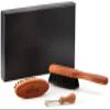 ZilberHaar Beard Brush Grooming Kit - Stiff Bristles Boar Bristles - Ideal for Medium to Long, Thick Beards - Distributes Balm & Oil for Growth/Styling - With Brush Cleaning Tool view 1