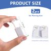 KISEER 2 Pcs Disposable Self Ear Piercing Gun Safety Ear Nose Piercing Kit Tool With Earring Stud (Gold) view 2