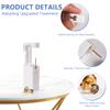KISEER 2 Pcs Disposable Self Ear Piercing Gun Safety Ear Nose Piercing Kit Tool With Earring Stud (Gold) view 3