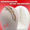 11.5" Tall Canvas Wig Head, cork filled (20"- 25") - (20" Circumference) view 2