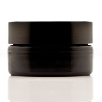 Infinity Jars 50 Ml (1.7 fl OZ) Glass Lotion Container with Lid, Refillable UV Cosmetic Jar for Creams, DIY, Travel, Body Butter | Small Wide Mouth Empty Lotion Jar, Airtight Cosmetic Container