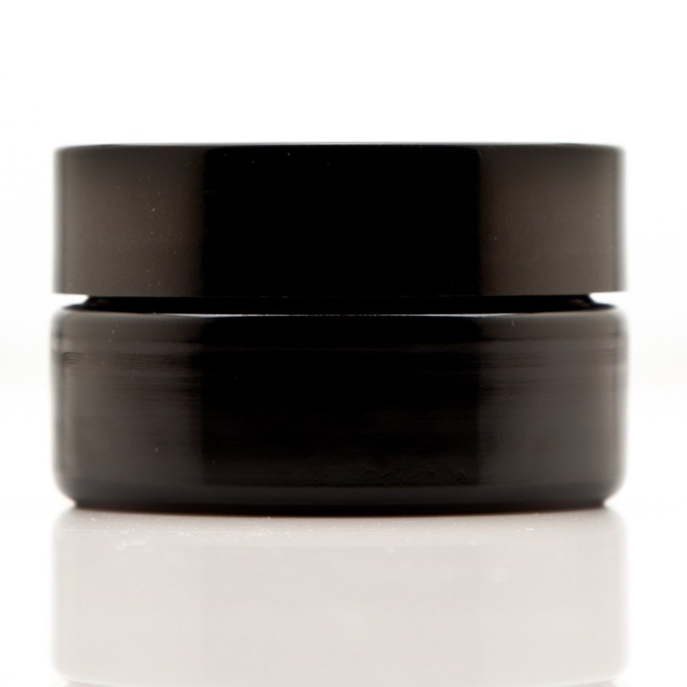 Infinity Jars 50 Ml (1.7 fl OZ) Glass Lotion Container with Lid, Refillable UV Cosmetic Jar for Creams, DIY, Travel, Body Butter | Small Wide Mouth Empty Lotion Jar, Airtight Cosmetic Container