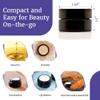 Infinity Jars 50 Ml (1.7 fl OZ) Glass Lotion Container with Lid, Refillable UV Cosmetic Jar for Creams, DIY, Travel, Body Butter | Small Wide Mouth Empty Lotion Jar, Airtight Cosmetic Container view 3