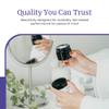 Infinity Jars 50 Ml (1.7 fl OZ) Glass Lotion Container with Lid, Refillable UV Cosmetic Jar for Creams, DIY, Travel, Body Butter | Small Wide Mouth Empty Lotion Jar, Airtight Cosmetic Container view 4