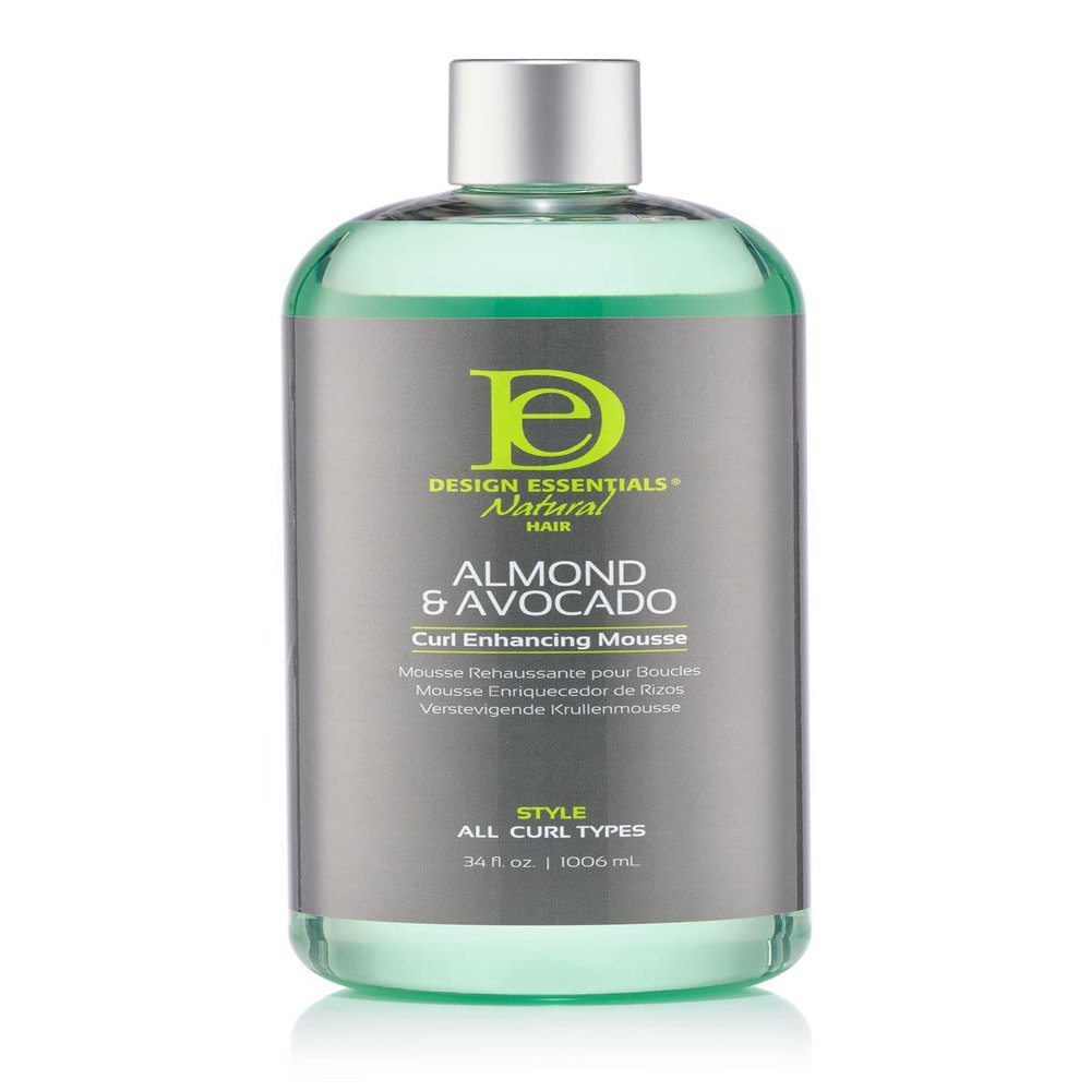 Design Essentials Natural Curl Enhancing Mousse REFILL, Best Value - Almond & Avocado Collection, 32 Oz