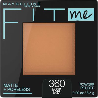 Maybelline Fit Me Matte + Poreless Pressed Face Powder Makeup & Setting Powder, Mocha, 1 Count