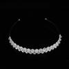 Wedding Bridal Tiara Headband Silver Rhinestones and Clear Crystals view 1