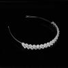 Wedding Bridal Tiara Headband Silver Rhinestones and Clear Crystals view 2