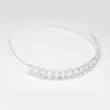 Wedding Bridal Tiara Headband Silver Rhinestones and Clear Crystals view 4