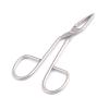 AAProTools Professional Stainless Steel Scissors Shaped Slant Tip Tweezer Clip A+ Quality view 2