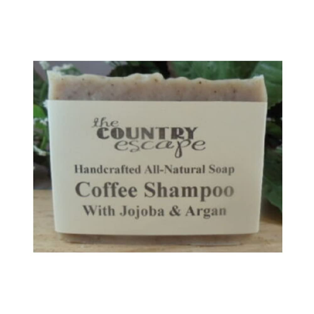 24/7 store Coffee Herbal 100% Organic Hair Shampoo Bar Anti Scalp Dandruff Silicone SLS SLES Paraben Free