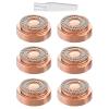 Gen 2 Replacement Heads Compatible with Flawless Facial Hair Remover for Women, Double Ring Replacement Blades for Old Flawless, 6 Count view 1