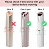 Gen 2 Replacement Heads Compatible with Flawless Facial Hair Remover for Women, Double Ring Replacement Blades for Old Flawless, 6 Count view 2