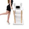 Beauty Salon Trolley Spa Styling Pedestal Rolling Cart Two Shelf ABS Aluminum Elitzia ETTROLLEY5 (Gold cart) view 1