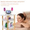 Beauty Salon Trolley Spa Styling Pedestal Rolling Cart Two Shelf ABS Aluminum Elitzia ETTROLLEY5 (Gold cart) view 2