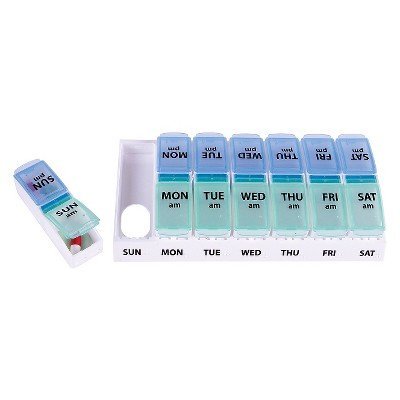 7-Day Pill Planner - up & up Yello & Blue