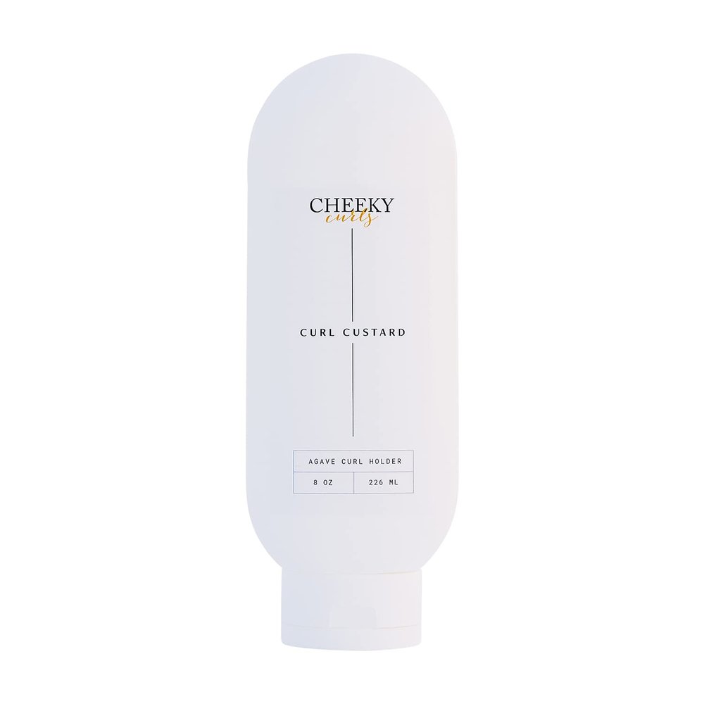 Cheeky Curls Curl Custard - 8 oz' Curl Cream For Wavy Hair - Curly Hair Products Conditioner - Curly Hair Gel Products For Women - Natural Curly Styling Custard