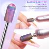 Makartt 7Pcs Nail Drill Bits, 3/32 Inch Dimond Sanding Bit Sets for Nail Drill E-File,Nail Drill Bit Sets Ceramic Acrylic Gel Bit Kit,Manicure Pedicure Remover Tools Salon Home DIY Use view 4