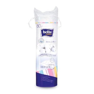 Bella Cosmetic Cotton Pads Oval (Waciki) A'80 +30% B Gratis