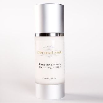 DermaLust Face and Neck Firming Lotion with peptides to boost collagen production, provide incredible moisture, and visibly firm the skin to reverse the signs of aging.