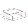 Sorbus Acrylic Drawers, Clear Makeup Organizer for Vanity (1 Drawer) view 3