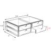 Sorbus Acrylic Drawers, Clear Makeup Organizer for Vanity (4 Drawers) view 3