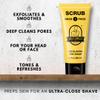 Bee Bald SCRUB Exfoliating Pre-Shave for Deep Cleans & Removing Pore Clogging Dirt, Oil & Dry Flaky Skin. Prepares You For a Super Close Shave, 3 Fl Oz view 3
