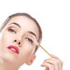 300 Pcs Disposable Mascara Wands Brushes Eyelash Extensions Eye Lash Wand Makeup Applicators Tool, Gold/White view 4