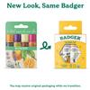 Badger Classic Organic Lip Balm Set - Yellow Box, Light Silky Long Lasting Lip Moisturizer Gift Set, All Natural Lip Balm Variety Pack Lip Set (Tangerine, Lavender Orange, Vanilla, Grapefruit), 4 pack view 4