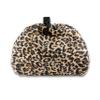 Lay-n-Go Cosmo Layflat Drawstring Cosmetic & Makeup Bag Organizer w/Zipper Pocket, Brush Loops & More, Cinch to Close, Lay Flat to Use, Durable, Machine Wash, Travel Toiletry Bag (22", Leopard) view 4