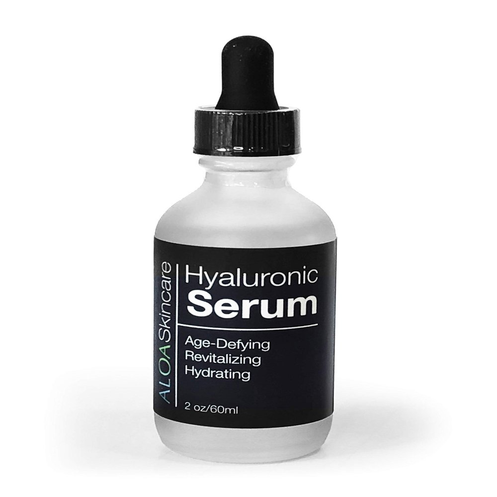 ALOA Skincare Hyaluronic Acid Serum for Face 2oz, Intense Hydration, Skin Plumping, Anti Aging, Anti Wrinkle, Daily Moisturizer for Fine Lines and Wrinkles
