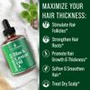 Jamaican Black Castor Oil for Hair Growth. Strengthens & Hydrates Thinning, Dry Hair for a Healthier-Looking Scalp. For Women & Men  Vegan & Unscented 2oz Serum view 4