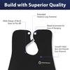 DOEPSILON Beard Bib Beard Apron, Hair-Resistant Beard Bib Hair Catcher, Gifts for Men, Stocking Stuffers, Christmas Gifts Anniversary Birthday Gifts for Him, Shaving Accessories for Men - Black view 3