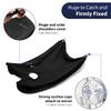 DOEPSILON Beard Bib Beard Apron, Hair-Resistant Beard Bib Hair Catcher, Gifts for Men, Stocking Stuffers, Christmas Gifts Anniversary Birthday Gifts for Him, Shaving Accessories for Men - Black view 4