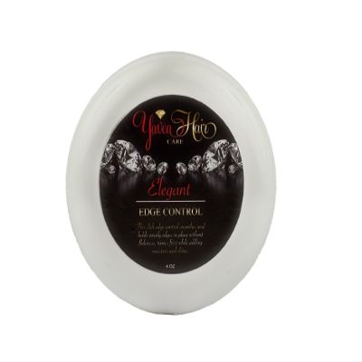 Elegant Edge Control 24 Hour Hold (CLEAR) 4oz Sleek and Firm
