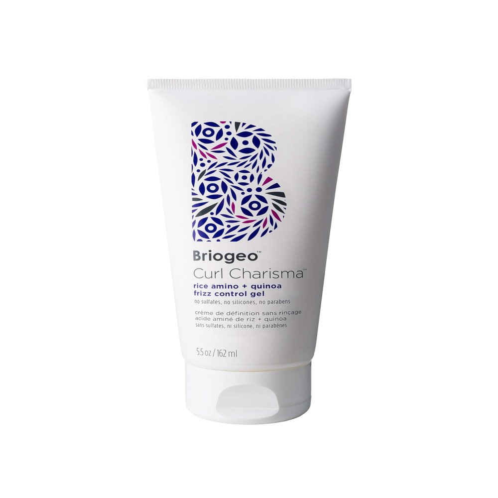 Briogeo Curl Charisma Rice Amino + Quinoa Frizz Control Gel, Curl Defining Styler for Wavy, Curly and Coily Hair Textures,Medium Hold, Frizz Control, Vegan, Cruelty-Free, 5.5 oz