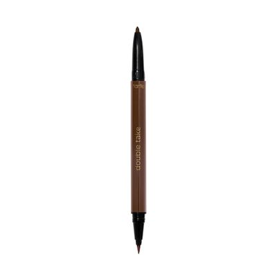 tarte double take eyeliner 2-in-1 Pencil Eyeliner for Bold All-Day Wear, Waterproof, Easy to Apply, Vegan, Cruelty-Free